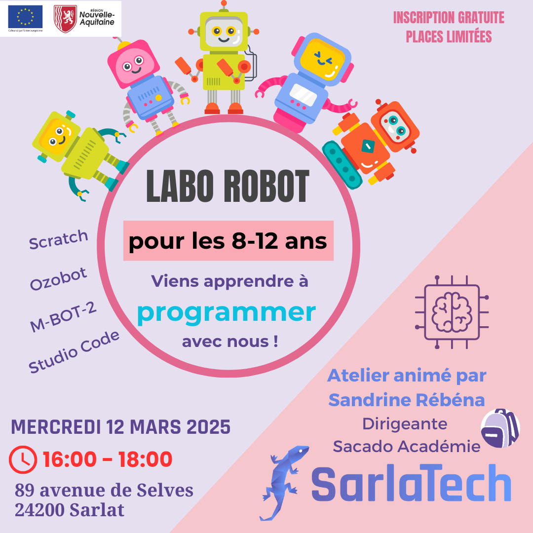 ATELIER Fab Lab Robot avec Europe