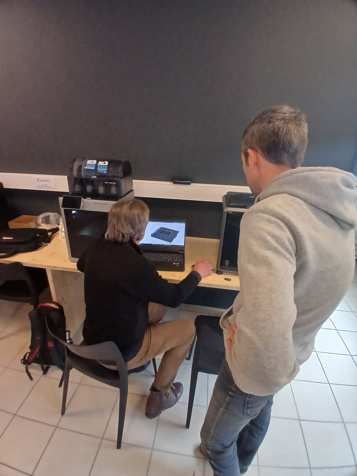 Fabrication connecteur portique linge