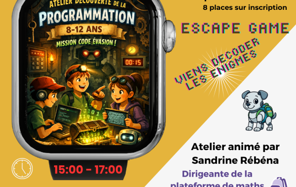 2026 ROBOT escape game Sarlatech